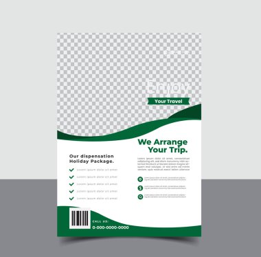 vektör seyahat turizmi ve seyahat şablonu