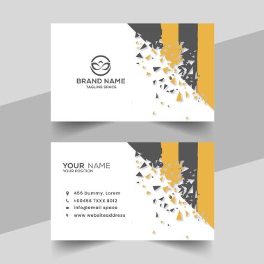 yaratıcı vektör mavi yarım ton zarif kartvizit tasarımı