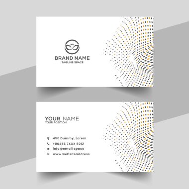 yaratıcı vektör mavi yarım ton zarif kartvizit tasarımı