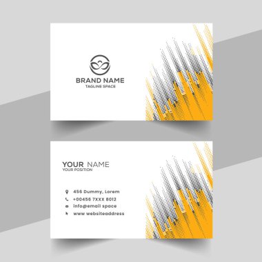 yaratıcı vektör mavi yarım ton zarif kartvizit tasarımı