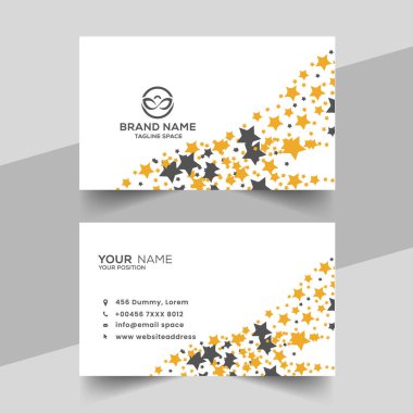 yaratıcı vektör mavi yarım ton zarif kartvizit tasarımı