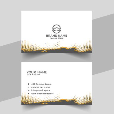 yaratıcı vektör mavi yarım ton zarif kartvizit tasarımı