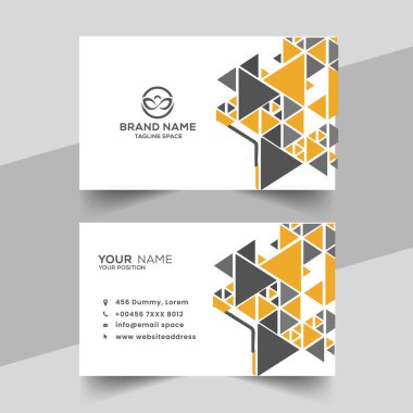 yaratıcı vektör mavi yarım ton zarif kartvizit tasarımı