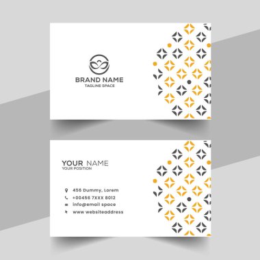 yaratıcı vektör mavi yarım ton zarif kartvizit tasarımı