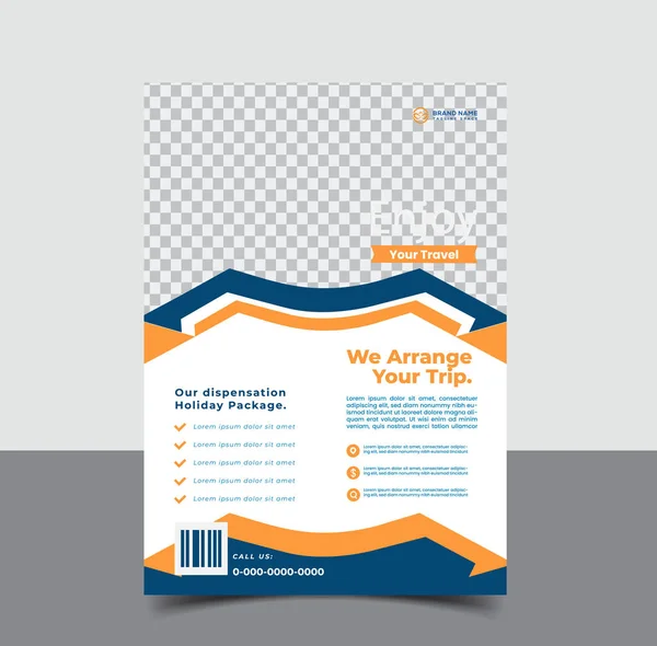 vektör seyahat turizmi ve seyahat şablonu