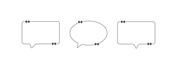 Speech Bubble Icon Set Illustration — 스톡 벡터