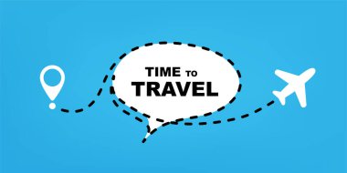 Metnin için konuşma baloncuğu resimli düzlem yolu