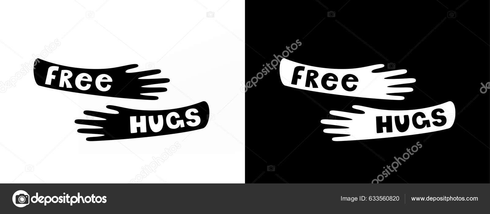 Free Hugs Simple Conceptual Illustration Stock Vector by ©tutti_fruttii 633560820