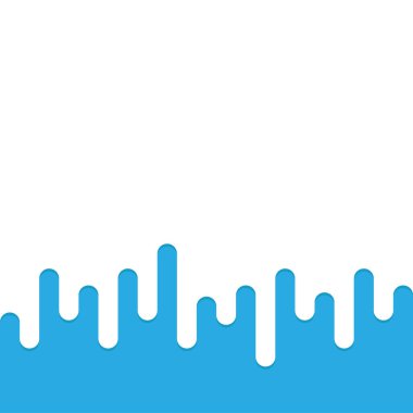 Liquid abstract flat simple illustration