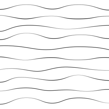 Abstract waves lined illustration background