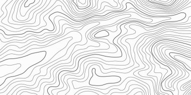 The stylized height of the topographic map illustration clipart
