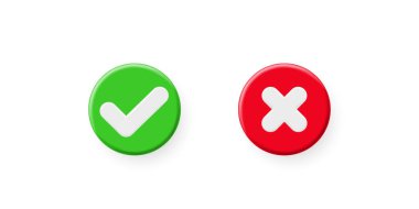 Yes and No icon signs