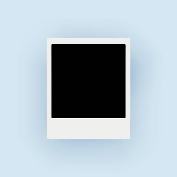 写真の正方形のモックアップ孤立イラスト — ストックベクタ