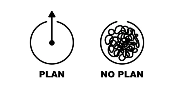 Conceptual Illustration Existing Plan Plan — Διανυσματικό Αρχείο