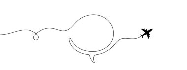 Satır konuşma baloncuğu şekilli ve metin için boş düzlem