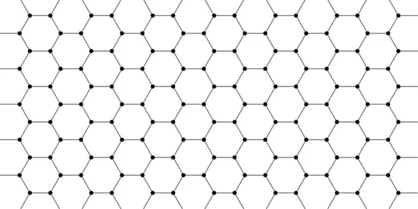 Абстрактный Фон Геометрическими Рисунками Шестиугольным Узором — стоковый вектор