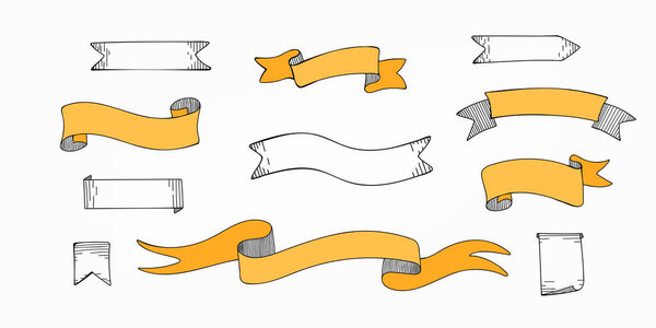 Ручной рисунок баннеров
