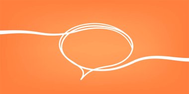 Speech bubble icon illustration for your text
