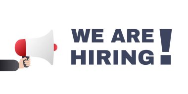 We are hiring. Business illustration