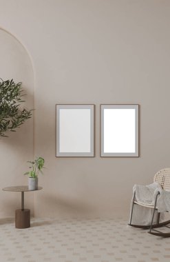 modern parlak iç mekanlar 3 boyutlu resimleme