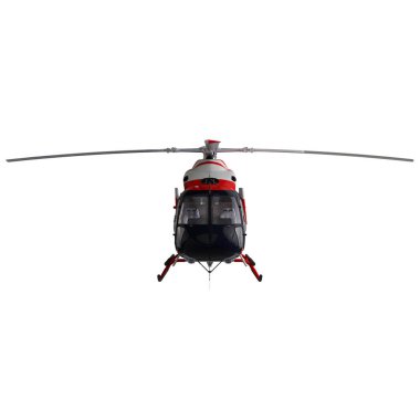 Helikopter gökyüzünde uçuyor
