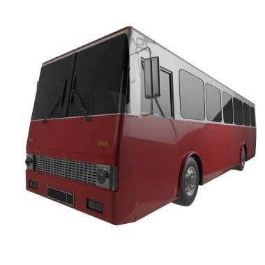 otobüs beyazda izole edildi