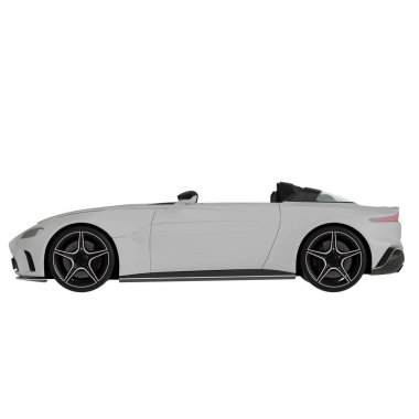 spor araba üzerinde beyaz izole