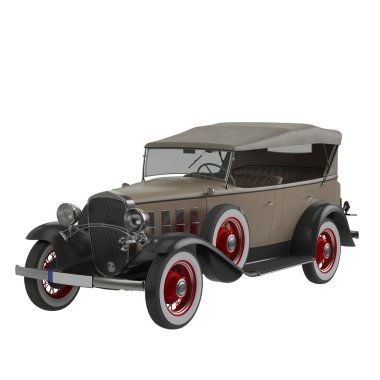 Klasik Amerikan arabası - arka plan