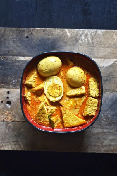 Tofu Tofu Curry Typisch Indonesische Gerichte — Stockfoto