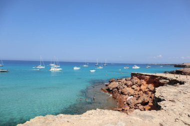 Adadaki sahil manzarası, beton, Yunan