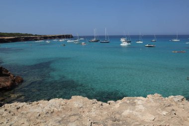Güzel deniz manzarası, Formentera 