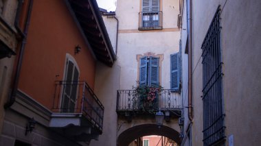 Orta San Guilio Kuzey İtalya 'daki Lago Gölü Orta