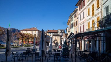 Orta San Guilio Kuzey İtalya 'daki Lago Gölü Orta