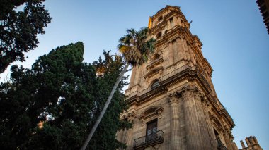 Malaga İspanya, Katedral Görkemli Avrupa Mimarisi