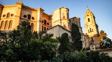 Malaga İspanya, Katedral Görkemli Avrupa Mimarisi