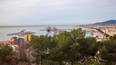Malaga limanının hava görüntüsü 01.04.2025