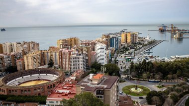 Malaga limanının hava görüntüsü 01.04.2025