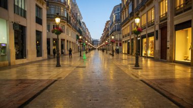 Eski kasabanın gece manzarası