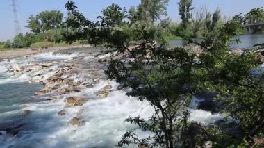 Ormanda güzel bir şelale