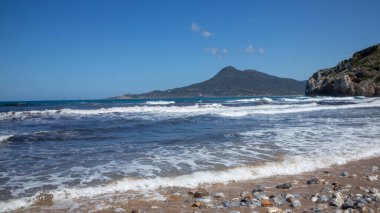 Buggerru, Sardinya 'daki San Nicolo plajı manzarası