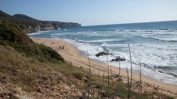 Buggerru, Sardinya 'daki San Nicolo plajı manzarası