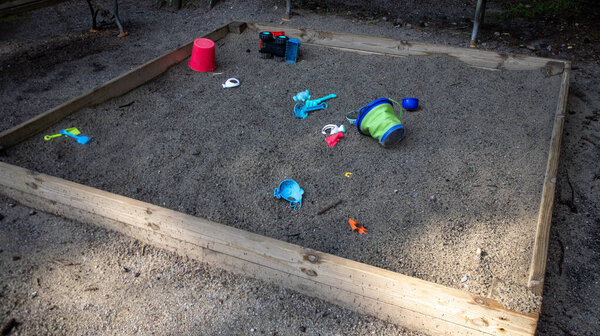 playground in the sandbox for kids