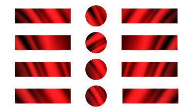 Premium Kurdele ve afiş tasarımı Kırmızı ve siyah gradyan ve Banner Kurdele İş Tasarımı.