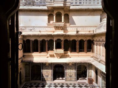 Hindistan 'ın Udaipur kentindeki şehir sarayında.