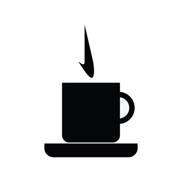 Καφέ Κύπελλο Εικονίδιο Διάνυσμα Εικονογράφηση Λογότυπο Σχεδιασμό — Διανυσματικό Αρχείο