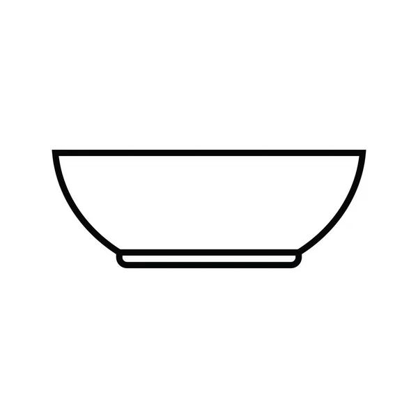 Іконка Чаші Векторна Ілюстрація Дизайн Логотипу — стоковий вектор