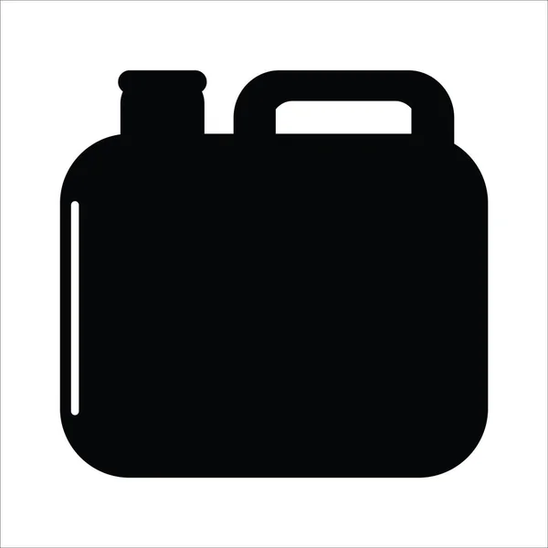 Butelka Ikon Wektor Ilustracja Logo Projekt — Wektor stockowy