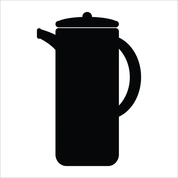 Πόσιμο Νερό Βραστήρα Ikon Διάνυσμα Εικονογράφος Σχεδιασμό Λογότυπο — Διανυσματικό Αρχείο