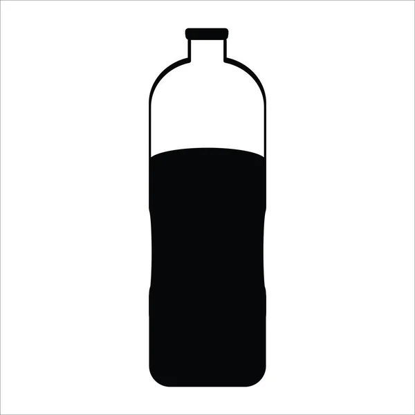 Mineralwasserflaschen Symbol Vektor Illustration Logo Design — Stockvektor