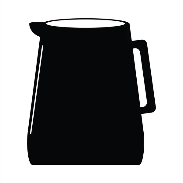 Trinkwasser Wasserkocher Symbol Illustration Logo Design — Stockvektor